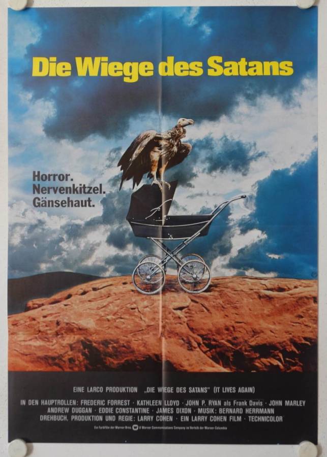 It lives again original release german movie poster